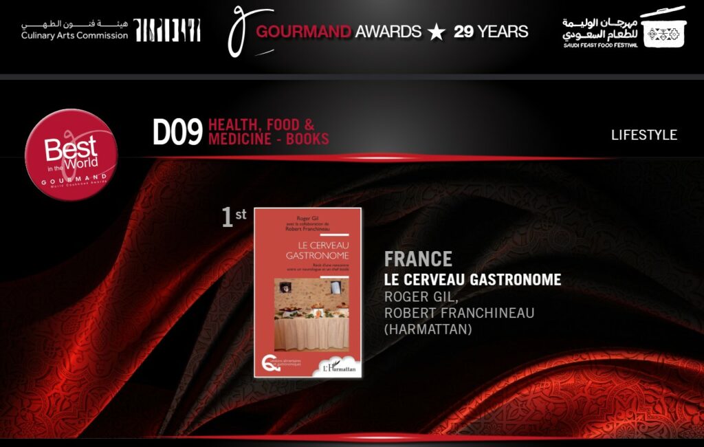 Gourmand Awards 29th 2023 First Best of the world Health, Food & Medicine-Books